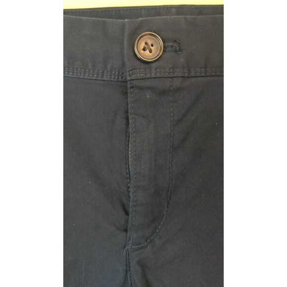 New Banana Republic Womens City Chino Pants Sz 8 Preppy Navy Blue Low Rise Ankle - Picture 6 of 9